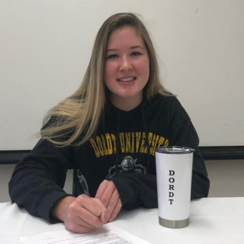 Juliana Dieleman Signs with Dordt University Volleyball Team