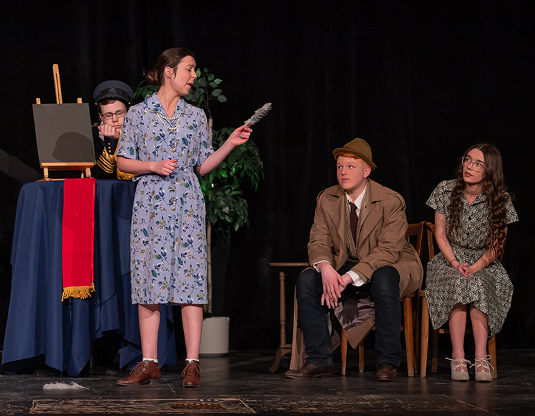 Play on stage with student actors