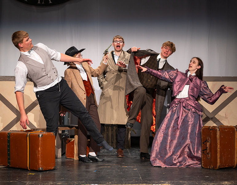 Play on stage with student actors